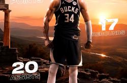 爱游戏APP-尼克斯强势爵士，字母哥高光表现